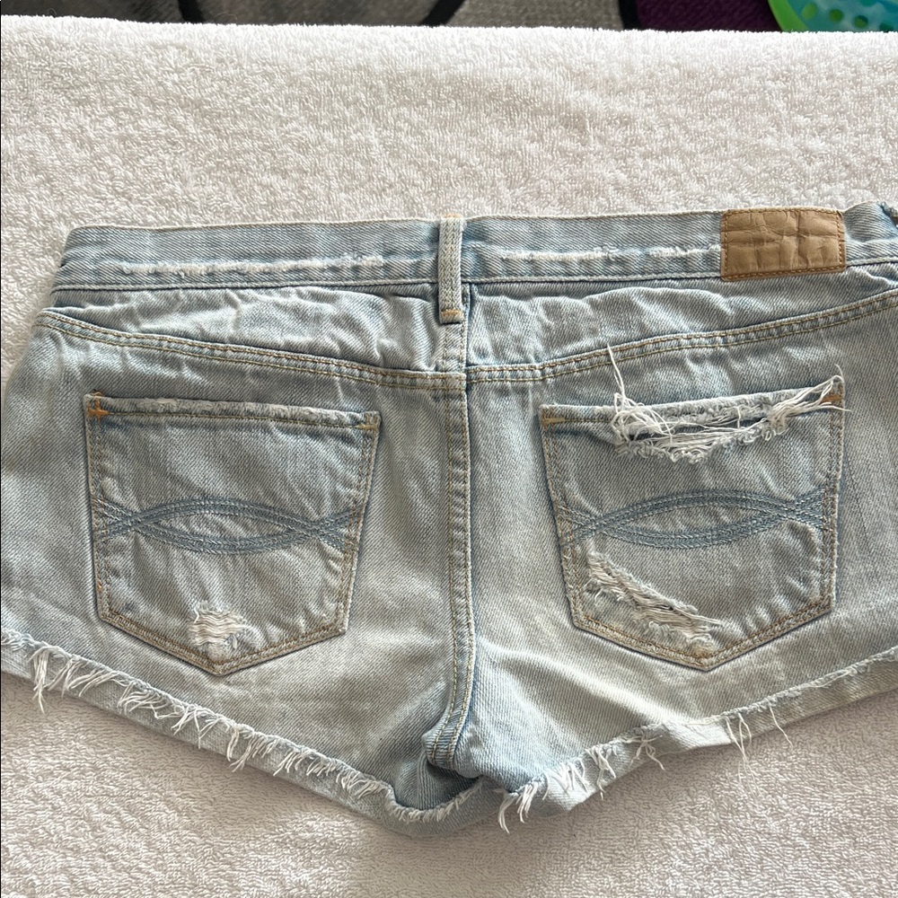 Abercrombie & Fitch Light Wash Jean Shorts